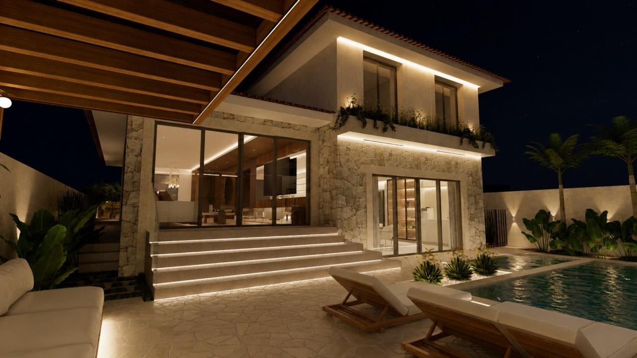 Fachada interna noite